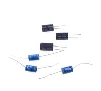 50pcs 1.5uF-220uF 100V Non-Polarity Electrolytic Capacitor For Audio Speaker Frequency Divider Crossover Accessories RUAJOGYNVM(Horizontal 33uf8x12)