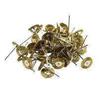 50PCS/100PCS Spazzole per ruote metalliche Spazzole per lucidatura Accessori per la lavorazione del legno fai da te Utensile rotante per smerigliatrice elettrica per stile Dremel
