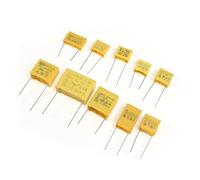 50PCS 102K~105K Polyester Film Capacitors Pack 275VAC X2 Capacitor Assorted Kit 0.047UF 0.1UF 0.22UF 0.33UF 0.47UF 0.68UF 1UF CZAOINCU