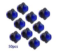 50pcs 12V 3/4" LED Bullet Round Side Marker Lights for Truck Trailer Bus