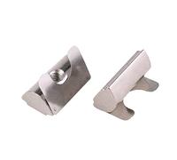 50pcs 20pcs Piastra di Zinco Rivestito M4 M5 M6 M8 Drop nel Dado a Molla Dado in Foglio per Profilo in Alluminio 3030/4040/4545 Serie DaJiKan (Size : 30s 40s M4 50pcs)