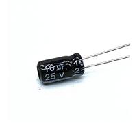 50pcs 25V 10UF Condensatore elettrolitico in alluminio ad alta frequenza a bassa ESR/impedenza Size4 * 7mm 10UF25V Elementi di accumulo di energia