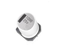 50PCS 25V1000UF SMD aluminum electrolytic capacitor 1000UF 25V 12 * 13.5mm AUOQKQUT