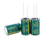 50PCS 3300UF 35V 35V3300UF Aluminum Electrolytic Capacitor high-frequency 16X25MM MQXFCZUX