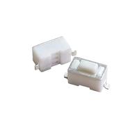 50PCS 3x6 SMD Micro interruttore tattile 3 * 6 * 4.3-5.5mm premere direttamente il tipo di patch bianco a 2 pin DC 12V 50mA interruttore del pulsante del telecomando(K057d004-5.5mm)