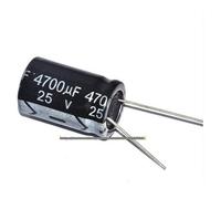 50pcs 4700uF 25V 25V4700UF Aluminum Electrolytic Capacitor 16X25mm ICXLPMC