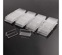 50Pcs 4x2cm Mini acrilico segno Display Holder Price Name Tag Tag Stand