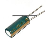 50PCS 6.3V2700UF Aluminum Electrolytic Capacitor 2700UF 6.3V 10 * 20mm MQXFCZUX