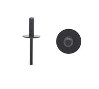 50Pcs 6mm Hole Dia Plastic Rivets Door Bumper Fender Car Fastener Clip for BMW