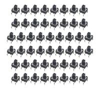 50pcs 6x6x4.3/5/6/7/8/9/10/11/12/13/14/22MM interruttore tattile a pulsante 4PIN microinterruttore (6X6X7.3H)