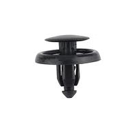 50pcs 7mm foro rivetti in plastica ribattimento fissaggio a push push clip nero auto auto veicolo portello ritail pannello fissaggio fissaggio clip adatti per toyota honda