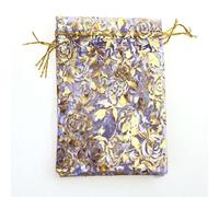 50pcs 7X9cm 9X12cm 11X16cm 13X18cm Organza Borsa - Natale Gioie Imballaggio