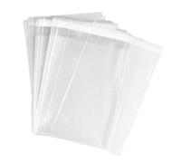 50PCS 8 x 12 pollici Crystal Self Sealed Custodia protettiva Borse Flat Cello Cellophane Poly Borse per Negozio di abbigliamento Regalo T-shirt Imballaggio Artwork imballaggio