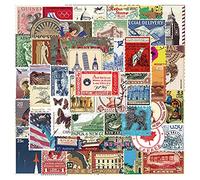50pcs Adesivi Da Viaggio Vintage Retrò Per Città, Biglietti Aerei, Pacchetti Per Il Bagaglio, La Bottiglia D'Acqua, Lo Skateboard, Decalcomanie In Vinile Impermeabili
