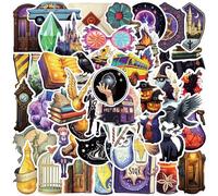 50pcs Adesivi Dell'Accademia Della Magia, Adesivi Magici Cool per Ragazzi, Ragazze, Adolescenti, Adesivi Divertenti in Vinile per La Stregoneria