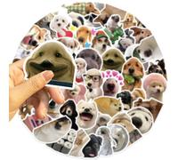 50Pcs Adesivo Decorativo Cane Animale per Bottiglia D'acqua Scrapbooking Journal Album Telefono Portatile Chitarra Bagaglio Rimovibile Cane