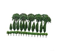 50pcs Alberi Modellismo Ferroviario Verde Realistico(A) | Materiale plastica , leggero, , perfetto per esterni, nel tempo