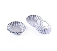 50pcs Alluminio Stagno Per Crostata Uova Per Stampi per Cuocere Cupcakes Biscotti Pasticceria Dessert Professionale Bakeware Set