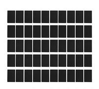 50PCS Aluminum Visiting Card, Blanks Visiting Card, Metal Business Cards for Ensuring That It Stays Intact Even After Prolonged Use (Black)