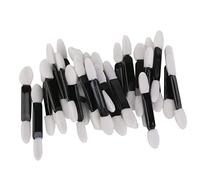 50pcs Applicati per ombretti a doppio punto usa e getta applicatori a doppia faccia di ombretto Sponge Sponge Tipod Applicata Black Manager Black Hand