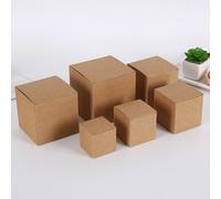 50pcs Cartone Scatola Quadrato Sapone Biscotti Gioie - Fai da Te Regalo