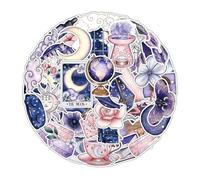 50pcs Cartoon Art Magic Moon Carino Adesivi Estetici Graffiti Decalcomanie Laptop Valigia Auto Decorazione Del Telefono Adesivo Bambino Giocattolo