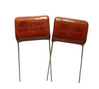 50pcs CBB 394 630V 394J CBB21 0.39uF 390nF P20 Metallized Polypropylene Film Capacitor