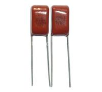 50pcs CBB capacitor 225 100V 225J 2.2uF 2200nF P7.5 CL21 Metallized Polypropylene Film Capacitor