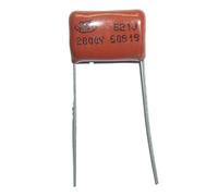 50pcs CBB capacitor 621 2000V 621J 2KV 620pF 0.62nF P15 CBB81 Metallized Polypropylene Film Capacitor NWPNLXEA