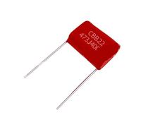 50PCS CBB21 CBB22 400V 473J 473 47NF 400V 400V473J Metallized Film Capacitor Polyester Film Capacitor P=10MM MQXFCZUX