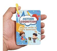 50PCS Che cosa sto facendo Schede flash Conversazione Flashcard Comportamento d'azione Lanuage per bambini, homeschool, adulti, anziani, logopedia, autismo, demenza, afasia