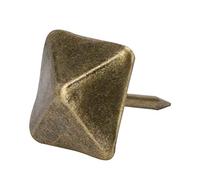 50Pcs Chiodi per tappezzeria Chiodi per mobili in ottone antico Perni Chiodo quadrato a testa larga Chiodi per tappezzeria antichi Chiodi per mobili(14mm*20mm)