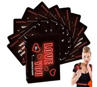 50pcs Couple Card Game, Truth Or Dare Game Props, Couples Relationship Conversation Games Cards, Conversation Starter Cards, Meaningful Conversation Cards For Couples,