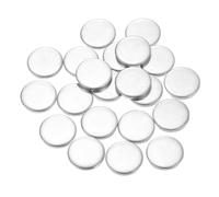 50Pcs Disco Acciaio Inox, Diametro 5/8" Spessore 0.07" per Cerchio Rotondo