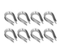 50Pcs Ditale per Funi Metalliche Ditale per Cavi in acciaio Inossidabile Ditali Rigging Vela Ditale M2)2mm) (M2(2mm))