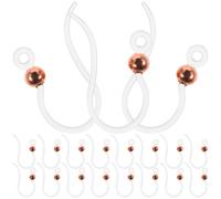 50Pcs DIY Earring Hooks Durable Golden Alloy for Jewelry Making Supplies