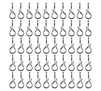 50pcs Fast Snap Quick Lure Change Clip Mosca Pesca Attrezzatura In Acciaio Inox Rapido Cambiamento Lure Clip Gancio