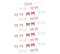 50Pcs Fiocchi Unghie Charms Resina Strass Flatback Borchie Fai Da Te Manicure Arte Decorazioni Archi Resina Strass Unghie