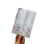 50Pcs Flower Vellum Wrap Suitable For A 5 X 7 Wedding Invitation Per Decoration(Color2)