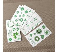 50pcs giorno di San Patrizio autoadesivo del tatuaggio creativo