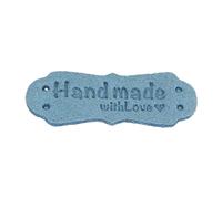 50pcs Handmade with Love Etichetta Etichetta Decorazione Ornamento Accessorio per Bambini Adulti Artigianato Forniture Abbigliamento Etichetta Cucito