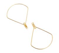 50Pcs Jewelry Making Kit Golden Stainless Steel Reusable Earring Hoops
