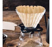 50Pcs Khaki Coffee Filter Paper Reusable Cake Shape for Hand Drip Home Coffee