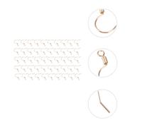 50Pcs Lightweight Metal Earring Wire Hooks DIY Jewelry Making Golden Color