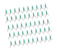 50pcs Linea Da Pesca Spazio Ramo Girevole Contattore 8 Forma Anello Attrezzatura Da Pesca Subwire Connettore Tackle