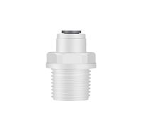 50Pcs/Lot 1/4" - 1/2" Male Thread Straight RO Water Fitting 6.5mm Coupling POM Hose PE Pipe Connector Water Filter Parts
