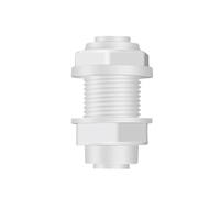 50Pcs/Lot 1/4" Bulkhead Straight RO Water Fitting 6.5mm Clapboard Coupling POM Hose PE Pipe Connector Water Filter Parts
