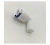 50Pcs/Lot 1/4" Male Thread - 3/8" Elbow RO Water Fitting 9.5mm POM Hose PE Pipe Quick Connector Water Filter Parts