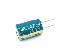 50pcs/lot 250v 47UF aluminum electrolytic capacitor size 13 * 20 47UF 20%
