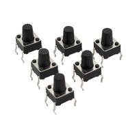 50pcs/lot 6x6x8MM 4PIN G93 Tactile Tact Push Button Switch Direct Self-Reset DIP